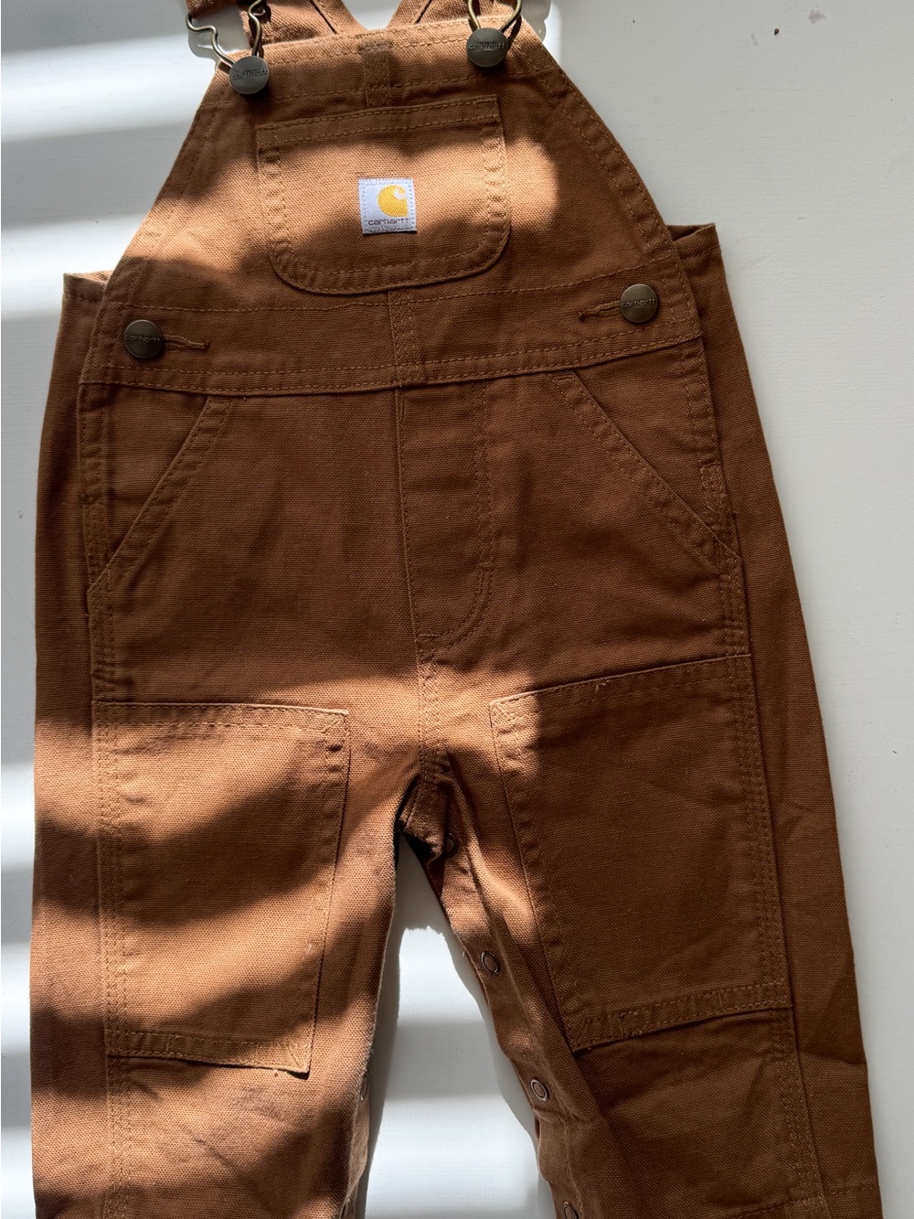 Carhartt baby Brown Duck Canvas Overalls